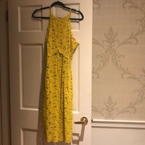 Zara Mustard Dress Lace